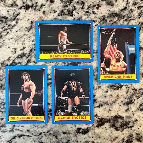 1987 Super Rare Topps Wrestle Mania 3 collectible cards. - Picture 3 of 9